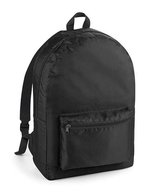 BagBase Ultraleichter Packaway Rucksack 20L, Black/Black 31 x 45 x 16 cm, BG151 – Bild 2