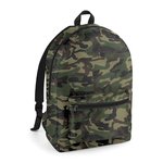 BagBase Ultraleichter Packaway Rucksack 20L, Black/Black 31 x 45 x 16 cm, BG151 – Bild 3