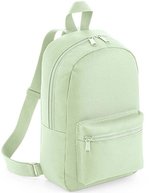 BagBase Mini Fashion Rucksack aus 600D Polyester, Black 23 x 35 x 12 cm, BG153 – Pistachio