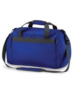 BagBase Freestyle Holdall aus 600D Polyester, Black 54 x 28 x 25 cm, BG200 – Bright Royal