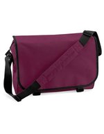 BagBase Vielseitige Messenger-Tasche mit Organizer, Black 38 x 30 x 12 cm, BG21 – Burgundy