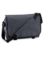 BagBase Vielseitige Messenger-Tasche mit Organizer, Black 38 x 30 x 12 cm, BG21 – Graphite Grey