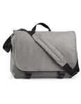 BagBase Zweifarbiges Messenger für Laptops bis 15,6, Grey Marl 39 x 31 x 12 cm, BG218 – Bild 2
