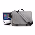 BagBase Two-Tone Messenger for Laptops up to 15.6, Anthracite 39 x 31 x 12 cm, BG218 – image 3
