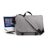BagBase Borsa Messenger Bicolore per Laptop fino a 15,6, Grey Marl 39 x 31 x 12 cm, BG218 – Bild 3