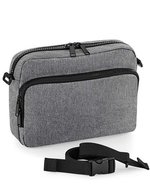 BagBase Modulr™ 2L Multipocket Tasche mit Clips, Black 26 x 19 x 7 cm, BG242 – Grey Marl