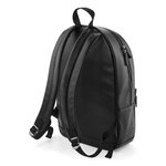 BagBase Sac à Dos en Simili Cuir avec Fermeture Éclair, Black 31 x 47 x 16 cm, BG255 – Bild 4