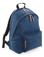 BagBase Campus Laptop Backpack with PU Accents, Navy Dusk 32 x 44 x 24 cm, BG265 – Navy Dusk
