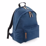 BagBase Campus Laptop Backpack with PU Accents, Black 32 x 44 x 24 cm, BG265 – image 3