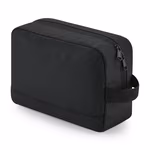 BagBase Recycled Essentials Toiletry Bag 600D Polyester, Black 24 x 17 x 9 cm, BG277 – image 3
