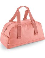 BagBase Recycelte Essentials Reisetasche 35L, Black 55 x 28 x 25 cm, BG278 – Blush Pink