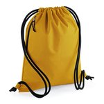 BagBase Recycelter Gymsac mit Geheimtasche, Black 40 x 48 cm, BG281 – Bild 4