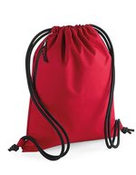 BagBase Recycelter Gymsac mit Geheimtasche – Classic Red