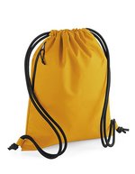 BagBase Recycelter Gymsac mit Geheimtasche – Mustard