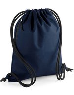 BagBase Recycelter Gymsac mit Geheimtasche – Navy