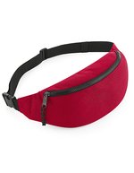 BagBase Recycelte Gürteltasche mit Reflektoren – Classic Red