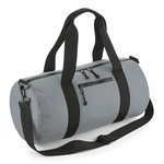 BagBase Recycelte Barrel-Tasche mit Kängurutasche, Black 50 x 25 x 25 cm, BG284 – Bild 3