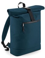 Zaino Roll-Top Riciclato – Petrolio