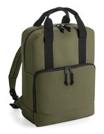 BagBase Recycelter Cooler Rucksack mit Twin Handles – Military Green