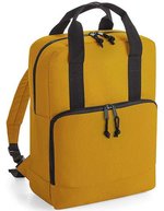 BagBase Recycelter Cooler Rucksack mit Twin Handles – Mustard