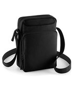 BagBase Crossbody-Tasche aus 600D-Polyester – Black