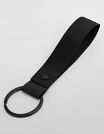BagBase Matte PU Key Ring from Recycled Polyester, Nude Pink 18 x 3 cm, BG324 – Bild 2