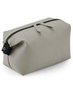 BagBase Wasserabweisende PU Accessory Pouch, Black 20 x 10 x 12 cm, BG330 – Clay