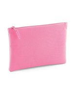 BagBase Grab Pouch aus 600D Polyester, Black 28 x 19 cm, BG38 – Vrai Rose