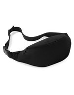 BagBase Hüfttasche aus 600D Polyester – Black