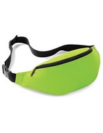BagBase Belt Bag Graphite Grey 38 x 14 x 8 cm (BG42), BG42 – Lime Green