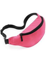 BagBase Belt Bag Graphite Grey 38 x 14 x 8 cm (BG42), BG42 – True Pink