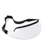 BagBase Belt Bag Graphite Grey 38 x 14 x 8 cm (BG42), BG42 – White