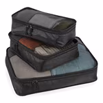 BagBase Set de Packing Cubes noir en polyester, Black -, BG459 – image 3