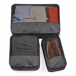 BagBase Set de Packing Cubes noir en polyester, Black -, BG459 – image 6