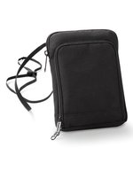 BagBase Reiseportemonnaie mit verstellbarer Kordel – Black