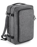 BagBase Escape Carry-On Rucksack 40L Polyester, Black 35 x 51 x 28 cm, BG480 – Gris Chine