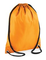 BagBase Sacca Sportiva Impermeabile 11L a Colori, White 33 x 45 cm, BG5 – Arancione