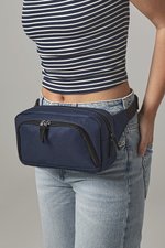 BagBase Hüfttasche mit Kopfhörerausgang und Organizer, Black 24 x 13.5 x 9 cm, BG53 – Bild 1