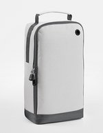 BagBase Athleisure Sporttasche mit Belüftungsöse, Grey Marl 19 x 35 x 12 cm, BG540 – Ghiaccio Grigio