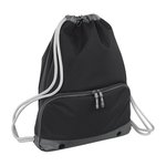 BagBase Wasserdichter Athleisure Gymsac mit Fächern, Black 35 x 49 x 9 cm, BG542 – Bild 3