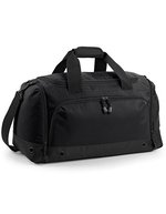 BagBase Athleisure Holdall mit Schuh-Tunnel, Black 54 x 29 x 26 cm, BG544 – Black/Black
