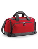 BagBase Athleisure Holdall mit Schuh-Tunnel, Black 54 x 29 x 26 cm, BG544 – Classic Red