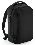 BagBase Athleisure Rucksack mit Organizer und Belüftung – Black/Black