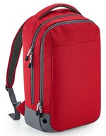 BagBase Athleisure Rucksack mit Organizer und Belüftung – Classic Red/Grey