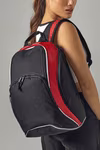 BagBase Robust Backpack with Media Pocket, French Navy/Classic Red 32 x 45 x 23 cm, BG571 – image 2