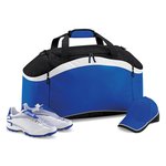 BagBase Teamwear Holdall mit reflektierender Paspelierung, Black/Classic Red 64 x 35 x 31 cm, BG572 – Bild 3