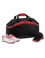 BagBase Teamwear Holdall mit reflektierender Paspelierung, Black/Classic Red 64 x 35 x 31 cm, BG572 – Bild 2