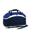 BagBase Teamwear Holdall mit reflektierender Paspelierung, Black/Classic Red 64 x 35 x 31 cm, BG572 – French Navy/Bright Royal/White