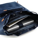BagBase Vintage Laptop Rucksack mit Kordelzug, Black 30 x 46 x 17 cm, BG613 – Bild 5