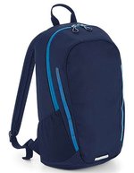 BagBase Urbaner Rucksack mit reflektierenden Akzenten, Black/Light Grey 31 x 48 x 19 cm, BG615 – French Navy/Sapphire Blue